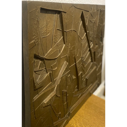 Vytautas Kazimieras Jonynas | Reflections of Time, 1975 | Bronze, 44.5x59.5