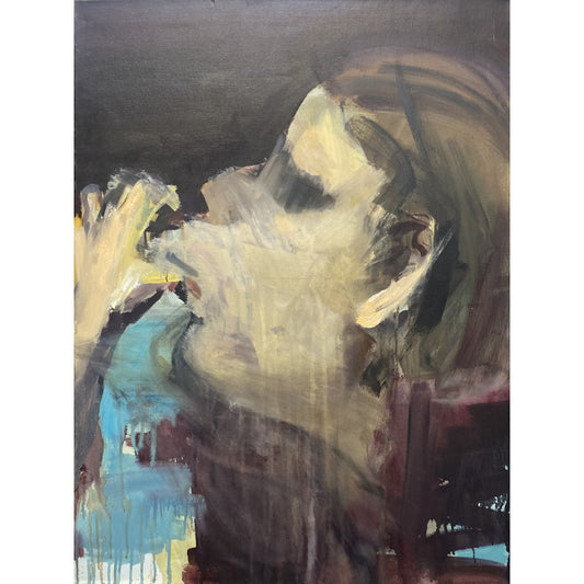 Vytautas Dubauskas | Drunkard, 2007 | Oil on canvas, 80x60 (83x63)