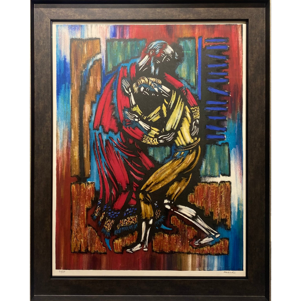 Vytautas Kasiulis | Sūnus paklydėlis, XX a. 7 deš. | Litografija, 61,5x47 (74x59)