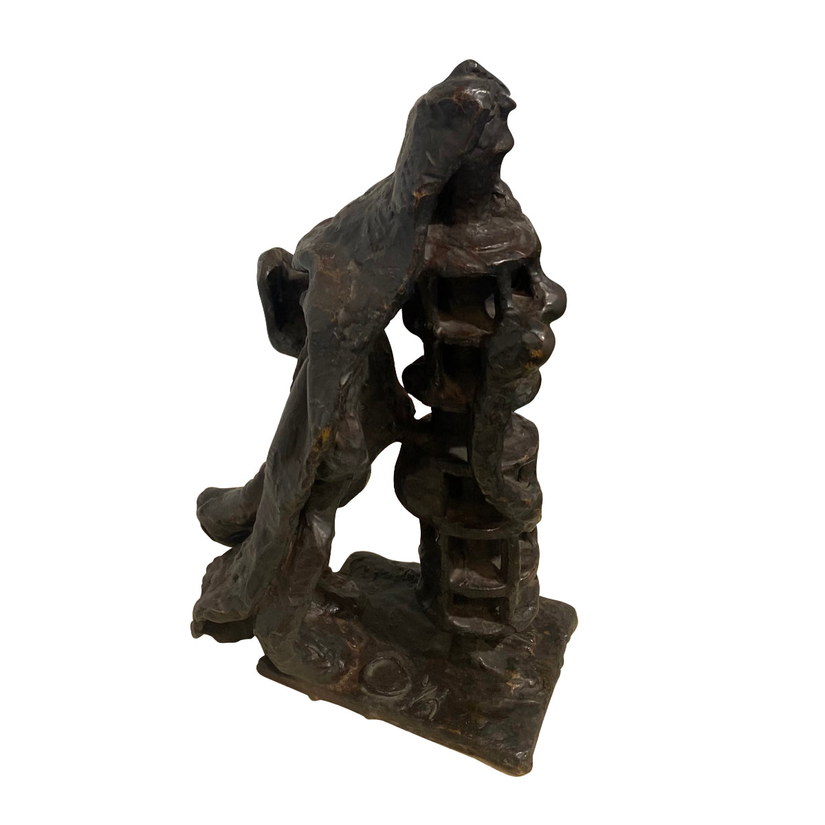 Jacques Lipchitz | Tower and its Shadow / Bokštas ir jo šešėlis, 1962 | Bronza, 28.6x13.2x17.8