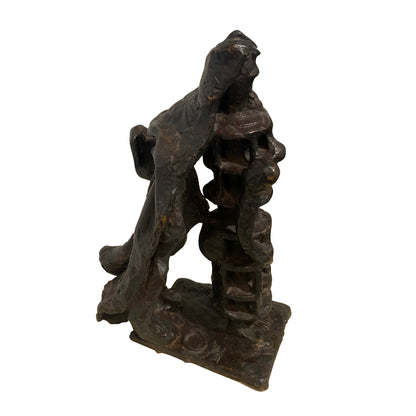 Jacques Lipchitz | Tower and its Shadow / Bokštas ir jo šešėlis, 1962 | Bronza, 28.6x13.2x17.8