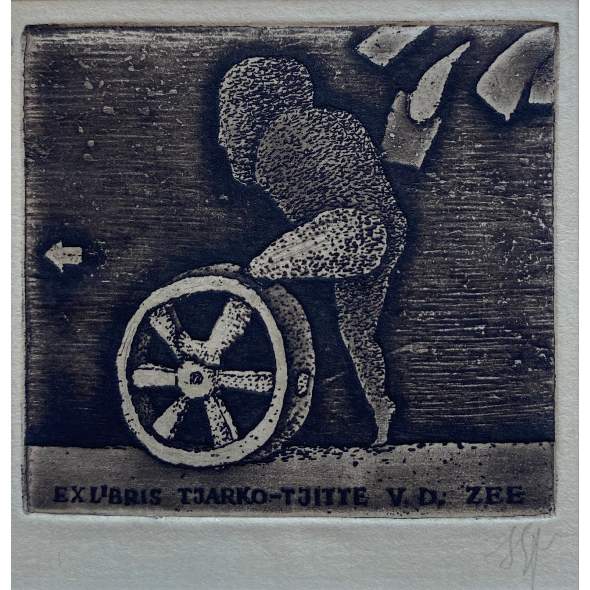 Stasys Eidrigevičius | Ex Libris Tjarko-Tjitte van der Zee | Ofort, 6x6.4