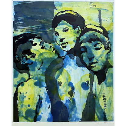 Vilmantas Marcinkevičius | Judo bučinys II, 2008  | Litografija, 59,5x49,5 (82x67)