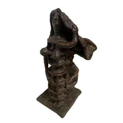 Jacques Lipchitz | Tower and its Shadow / Bokštas ir jo šešėlis, 1962 | Bronza, 28.6x13.2x17.8