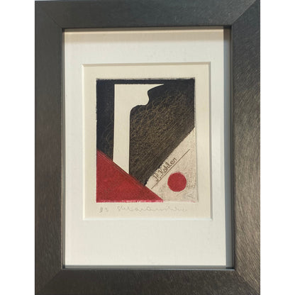 Saulė Kisarauskienė | Ex Libris H. Köhler, 1993 | Etching, 11/17, 9x7,5 (21x16)