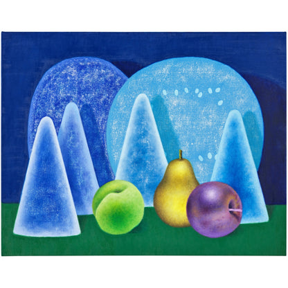 Amanda Baldwin (USA) | Triangle Tetrad, 2021 | Acrylic on canvas, 84x107 (92x114.5)