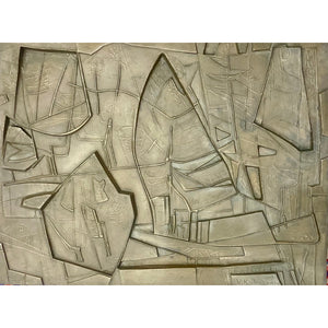 Vytautas Kazimieras Jonynas | Reflections of Time, 1975 | Bronze, 44.5x59.5