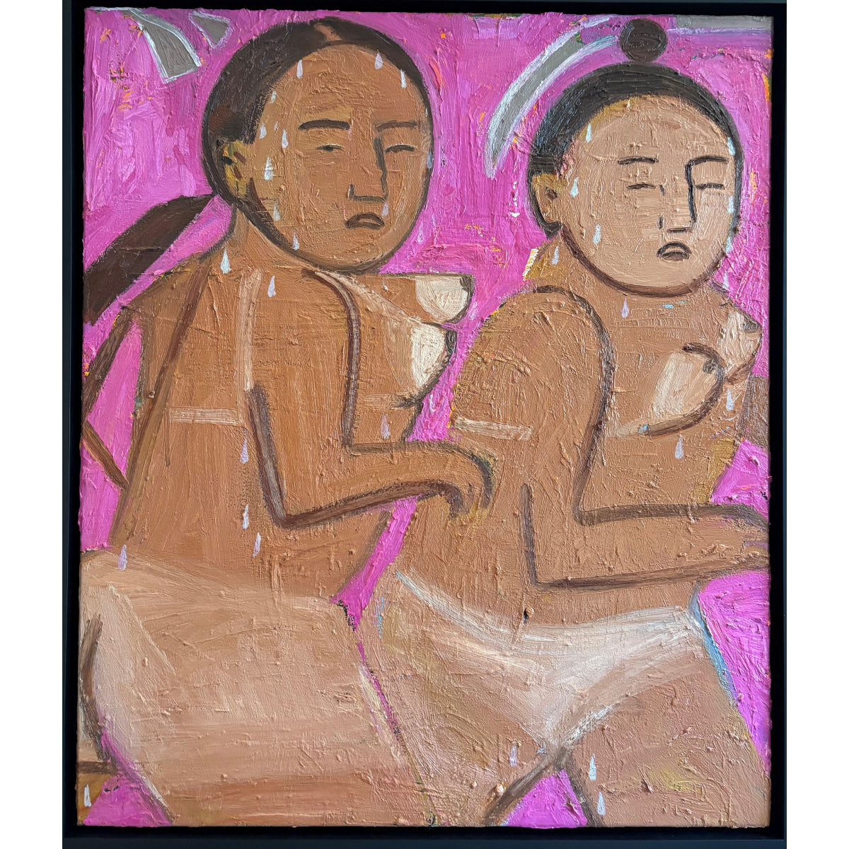 Monica Kim Garza (JAV) | Jogging Partner, 2020 | Aliejus, drobė, 102x86