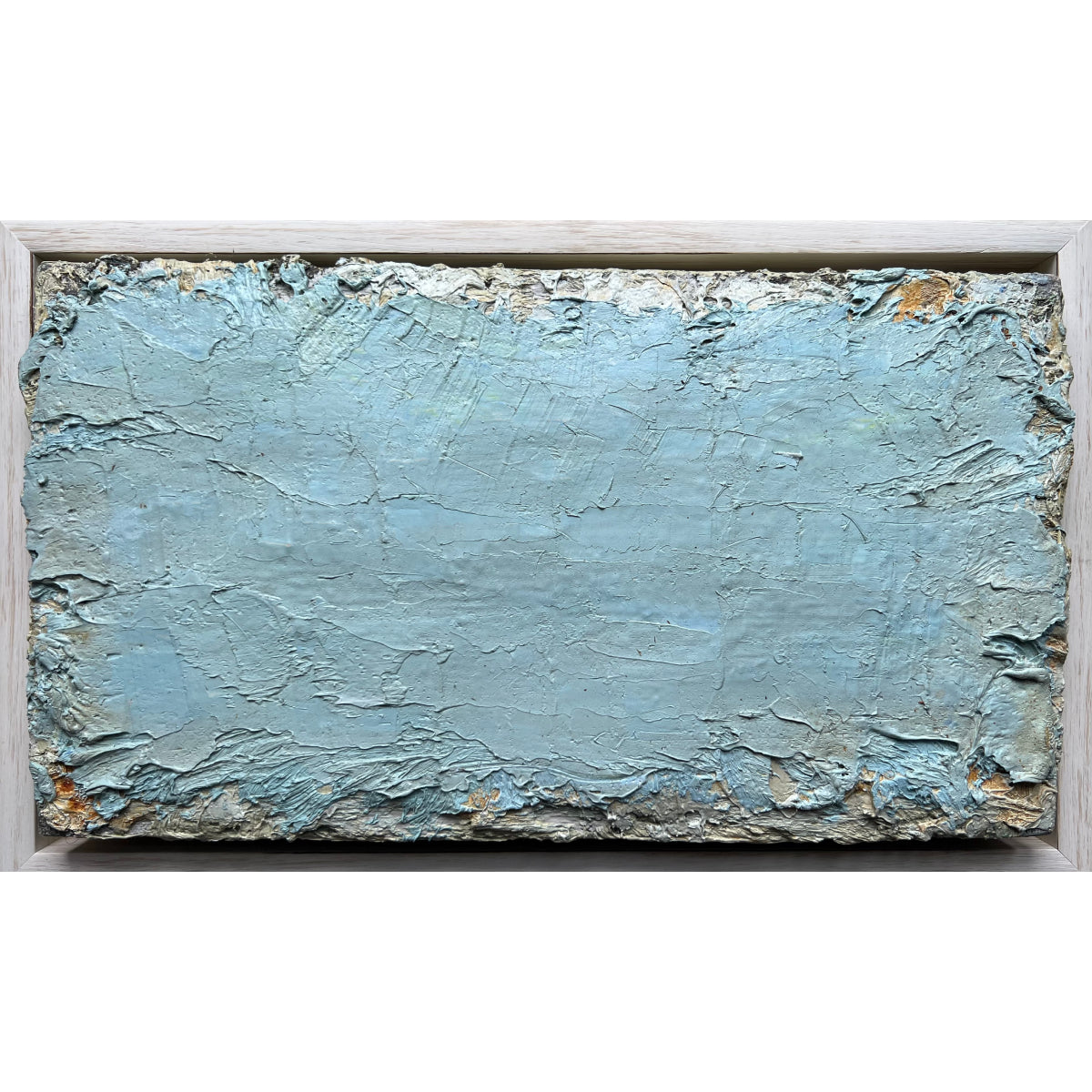 Paulius Šliaupa | Regėjimo lenta, 2015 | Drobė, mišri technika, 19x34 (22,5x37)