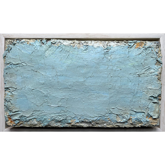 Paulius Šliaupa | Regėjimo lenta, 2015 | Drobė, mišri technika, 19x34 (22,5x37)