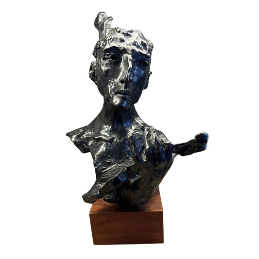 David Aronson | The Violinist | Bronze, 27x19.5x17.5
