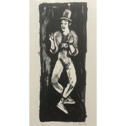 Arbit Blatas | Marcel Marceau | Litografija, 51x20 (68x53)