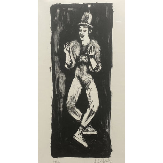 Arbit Blatas | Marcel Marceau | Litografija, 51x20 (68x53)