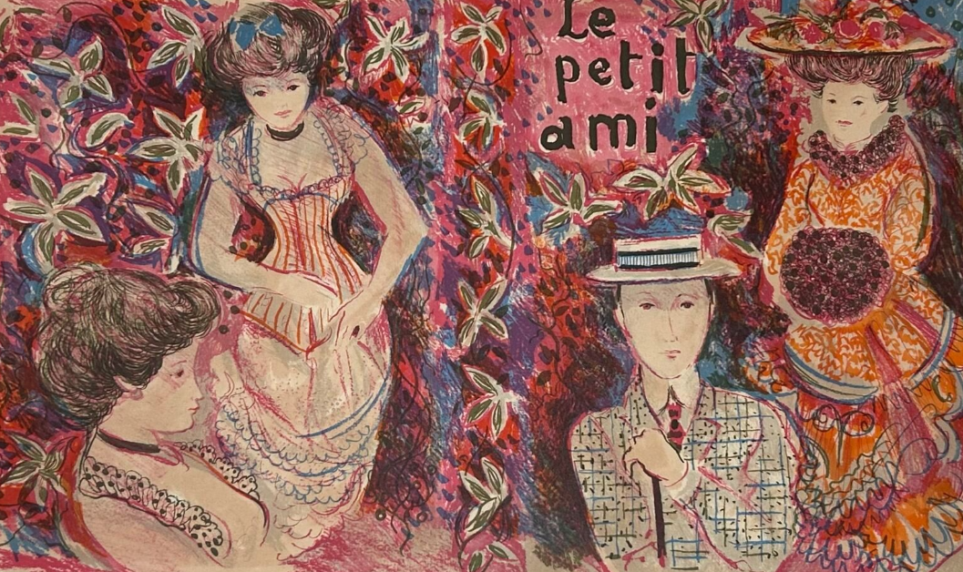 Emilio Grau Sala (Ispanija) | Le Petit ami, 1960 | Litografija, 38x60