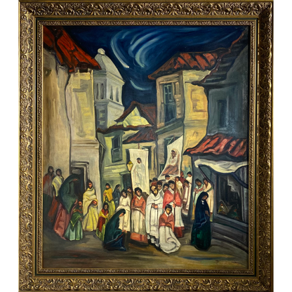 Jonas Rimša | Andų Miserere, a. 1955 | Aliejus, drobė, 105x89 (125x110)