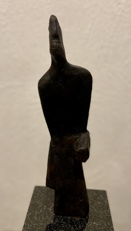 Steponas Šarapovas | Pasvirusi figūra | Bronza, granitas, H:27, su postamentu 47