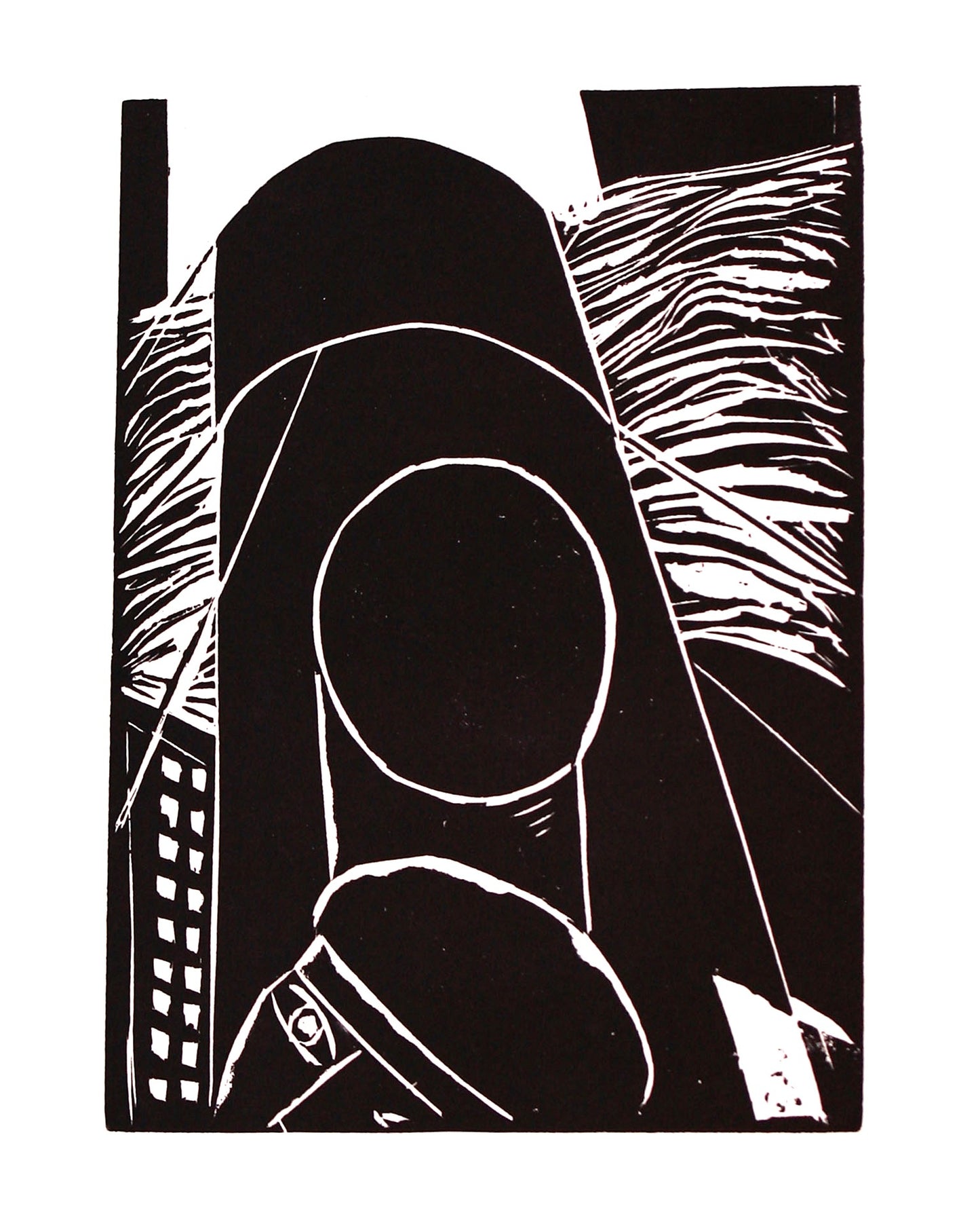 Lasar Segall | Marinheiro com chamine / Jūrininkas ir kaminas, 1924 | Ksilografija, 24x18 (41,5x35)