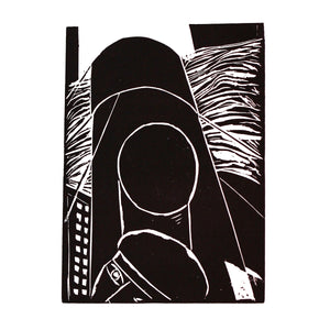 Lasar Segall | Marinheiro com chamine / Sailor with chimney, 1924 | Xylograph, 24x18 (41.5x35)