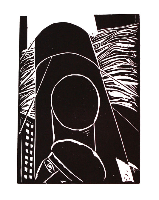 Lasar Segall | Marinheiro com chamine / Jūrininkas ir kaminas, 1924 | Ksilografija, 24x18 (41,5x35)