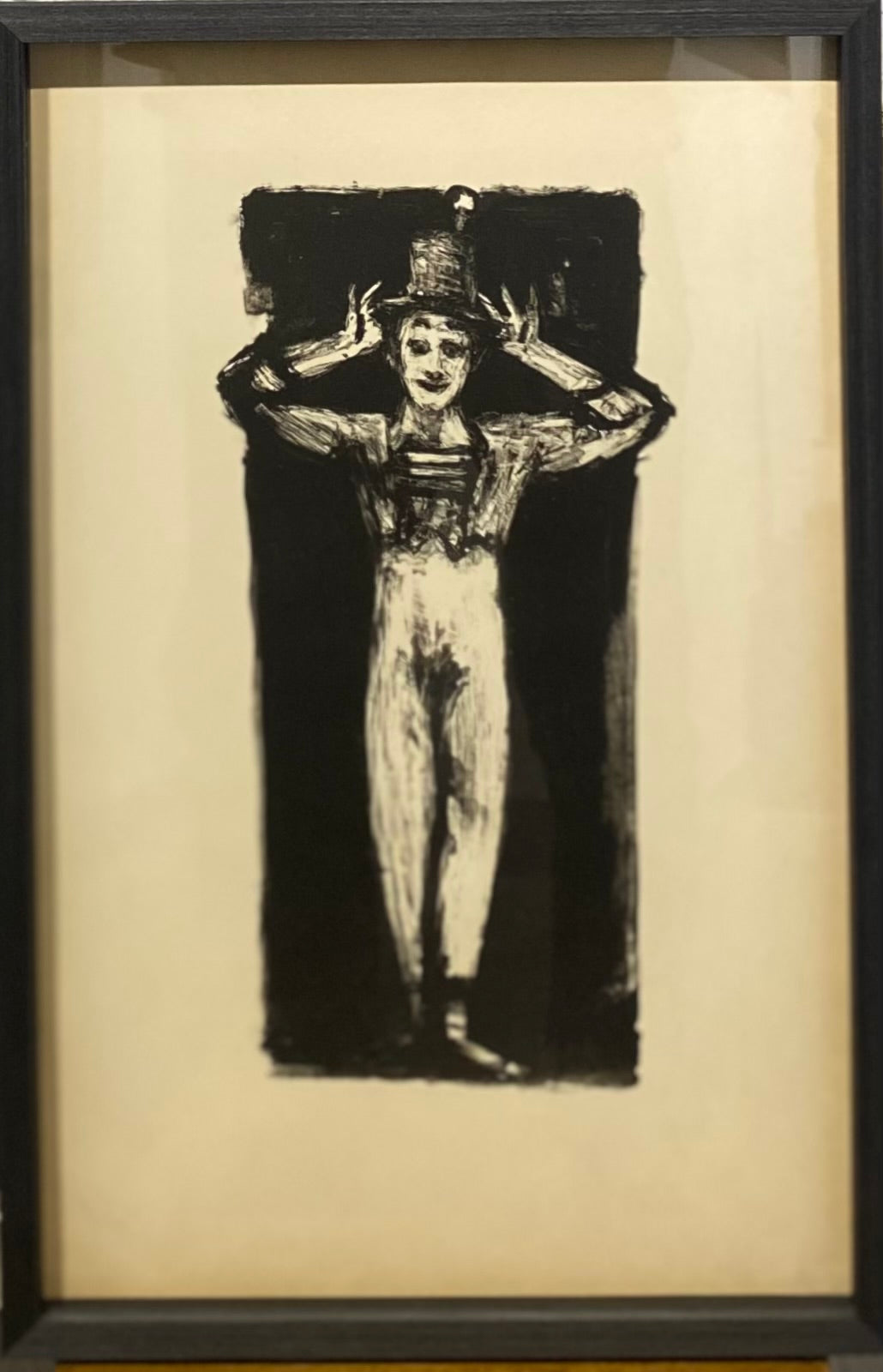 Arbit Blatas | Mime Marcel Marceau, 1960 | Lithography, 37x19 (52x35)