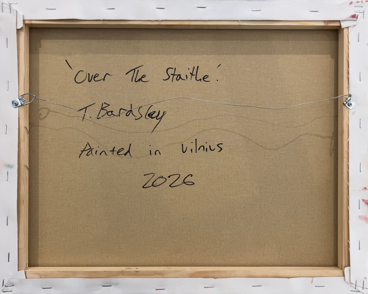 Theo Bardsley | The Fishgutters Take Home (liet. Virš prieplaukos), 2026 | Drobė, aliejus, 40x50