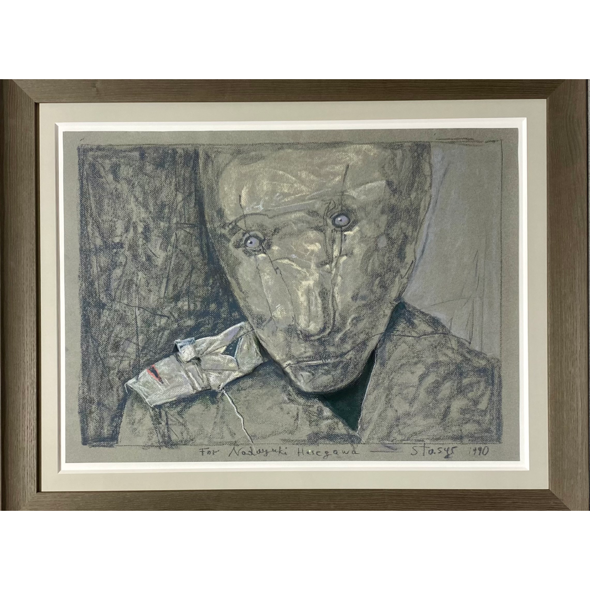 Stasys Eidrigevičius | Regalia, 1990 | Pastel, paper, 54.5x75 (75x95)