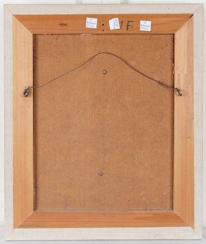 Theo Tobiasse | Guitare pour un enfant, 1965 | Drobė, aliejus, 24.5x19 (43x37,5)