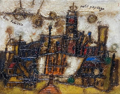 Theo Tobiasse | Petite Paysage / Mažasis peizažas, 1965 | Drobė, aliejus, 19x24 (38x43)