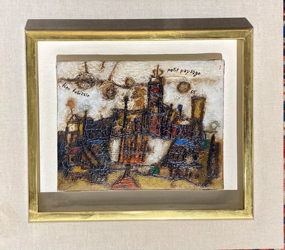 Theo Tobiasse | Petite Paysage / Mažasis peizažas, 1965 | Drobė, aliejus, 19x24 (38x43)