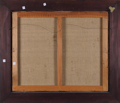 Theo Tobiasse | Firenze Dans un Chat, 1964 | Drobė, aliejus, 54x65 (71x81,5)