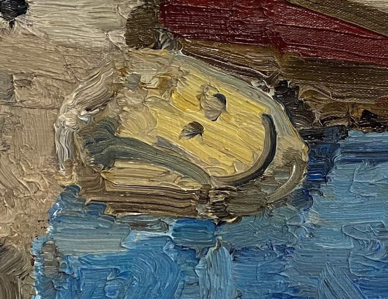 Ričardas Povilas Vaitiekūnas | Be pavadinimo, 1985 | Aliejus, drobė, 50x60 (65x75)