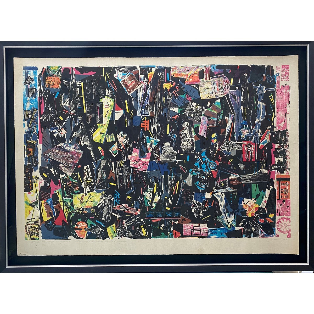 Kęstutis Zapkus | Embers (Children of War), 1985 | Lithography, 56x85,5 (74x100)