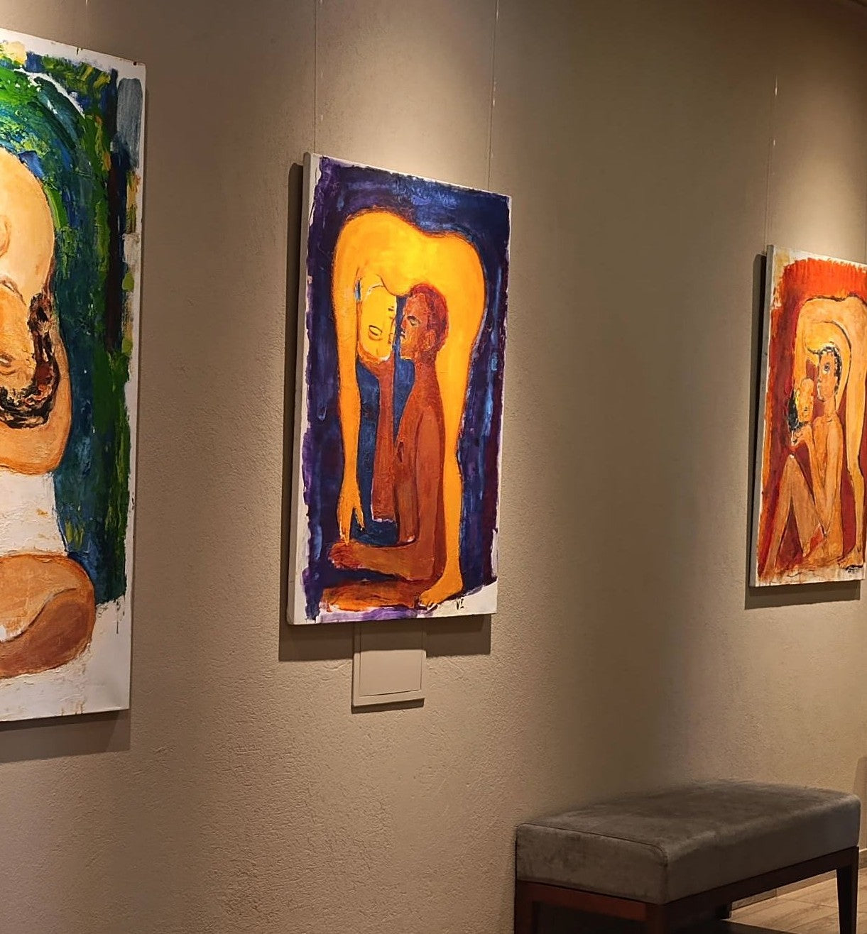 Vaidotas Žukas | Įsimylėjėliai, 2023-24 | Aliejus, drobė, 130x110