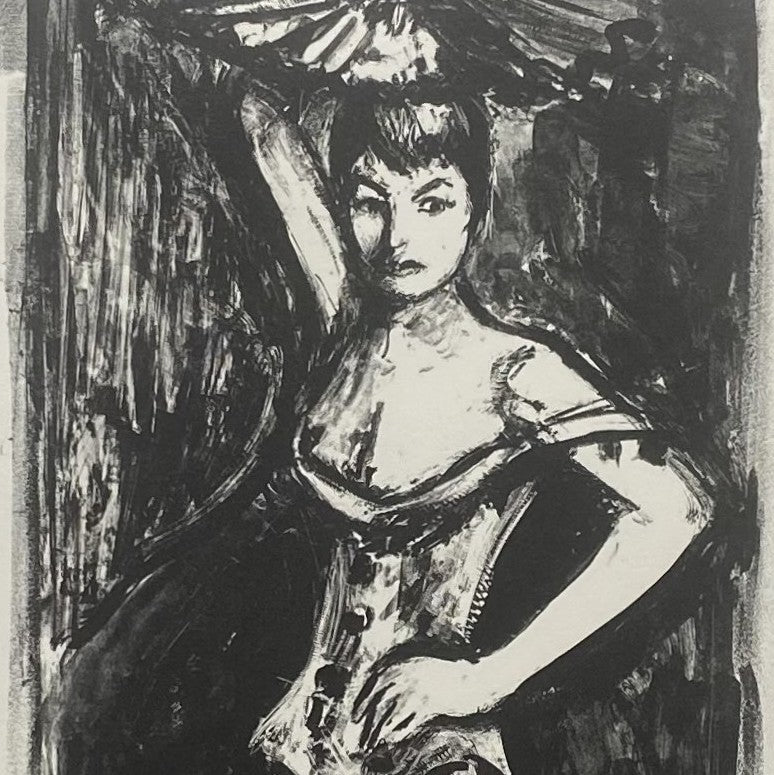 Arbit Blatas | Zizi, 1961 | Litografija, 51x22 (68x53)