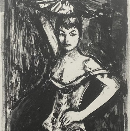 Arbit Blatas | Zizi, 1961 | Litografija, 51x22 (68x53)
