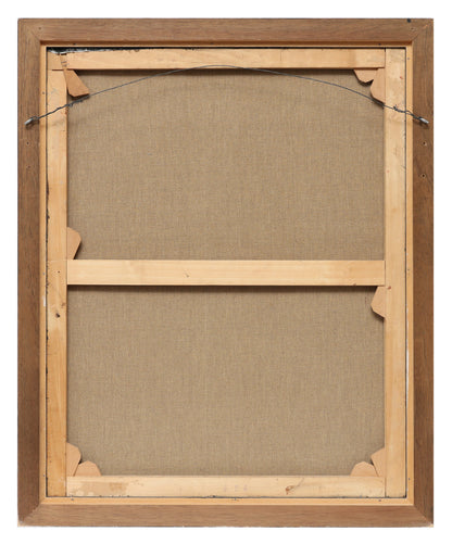 Theo Tobiasse | L'Enfant qui nait et le marchand de fruits, 1970 | Aliejus ant drobės, 81x65