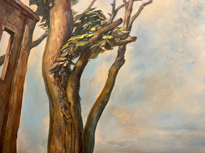 Samuel Bak | From the Other Side of the World, 2001 | Drobė, aliejus, 61x122 (76x136.5)