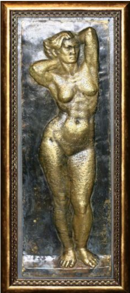 Vytautas Kašuba | Nude of a Woman, 1937 | Bronze, 92.7x31 (108x46)