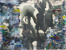 Load image into Gallery viewer, Adomas Galdikas&lt;br&gt;Abstrakcija&lt;br&gt;Aliejus, popierius, 23x30 (41x49)