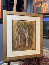 Load image into Gallery viewer, Pranas Domšaitis | 3 Figūros, 6-7 deš. | Pastelė, popierius, 45,5x37,5