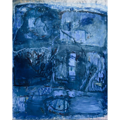 Audronė Petrašiūnaitė | Woman in the window, 2004 | Oil on cnvas, 160x130