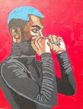 Load image into Gallery viewer, Daniel Gyekyi Gyan (Ghana)&lt;br&gt;Turtle Neck II, 2021&lt;br&gt;Drobė, akrilas, 128×102