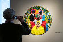 Load image into Gallery viewer, Samson Bakare (Nigeria)&lt;br&gt;Nigerian Family II, 2021&lt;br&gt;Akrilas, drobė, D: 89cm