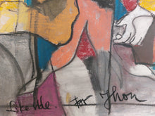 Load image into Gallery viewer, Stasys Eidrigevičius&lt;br&gt;Lakeside, 1994&lt;br&gt;Pastelė, popierius, 89x59 (112 x 82)
