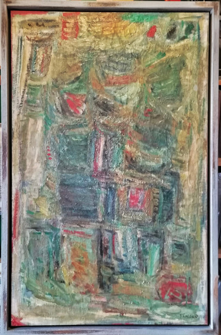 Pinchus Abramovich<br>Abstrakcija<br>Aliejus, drobė, 100x65