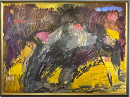 Audronė Petrašiūnaitė | The Great Raven, 2001 | Canvas, oil, 144x195