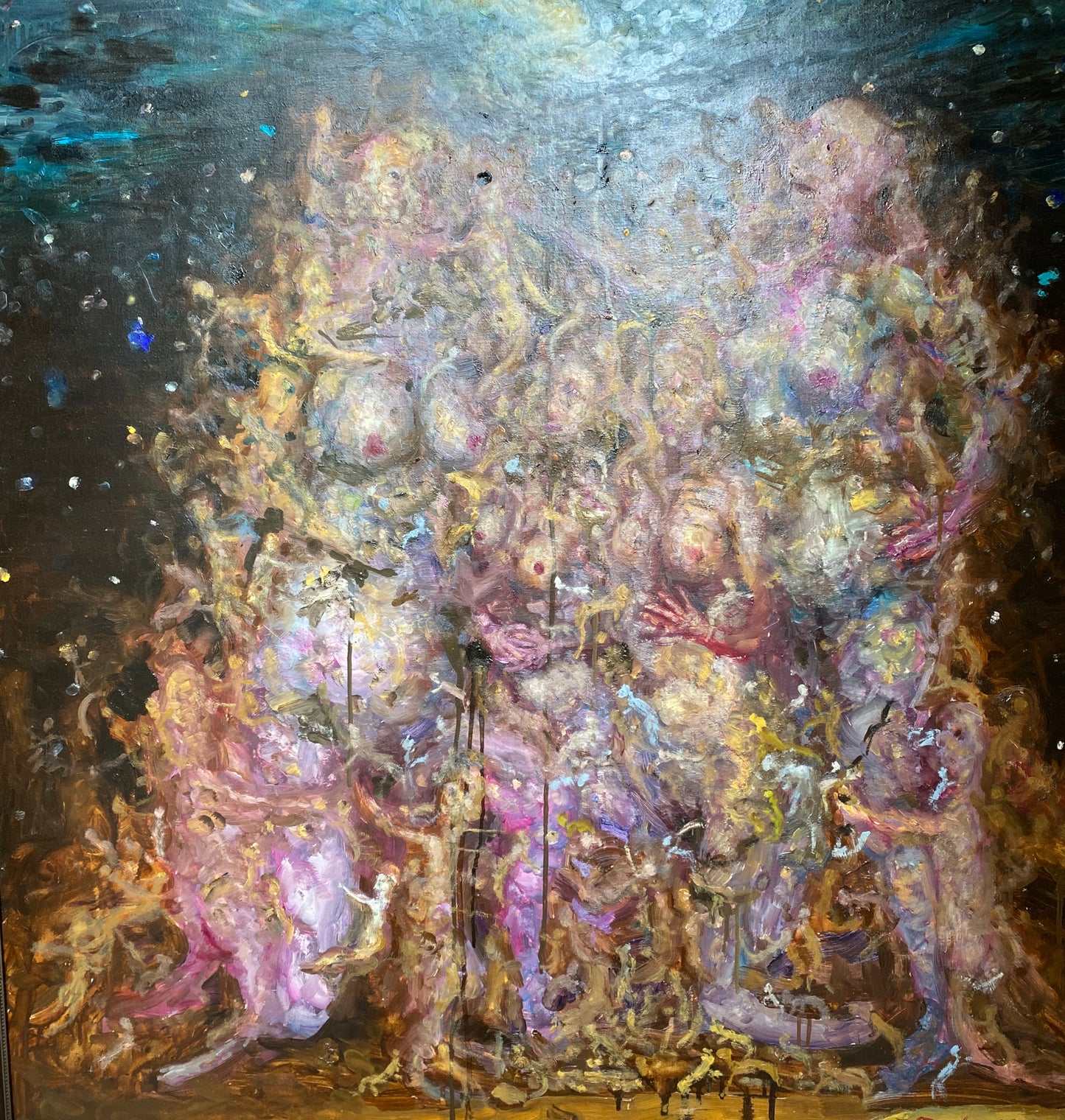 Šarūnas Sauka | Moterų pasaulis, 2011 | Drobė, aliejus, 100x100