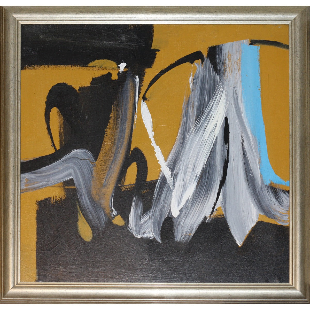 Pranas LAPĖ | Abstrakcija, 1989 | Drobė akrilas, 61.5x60.5 (70x69)