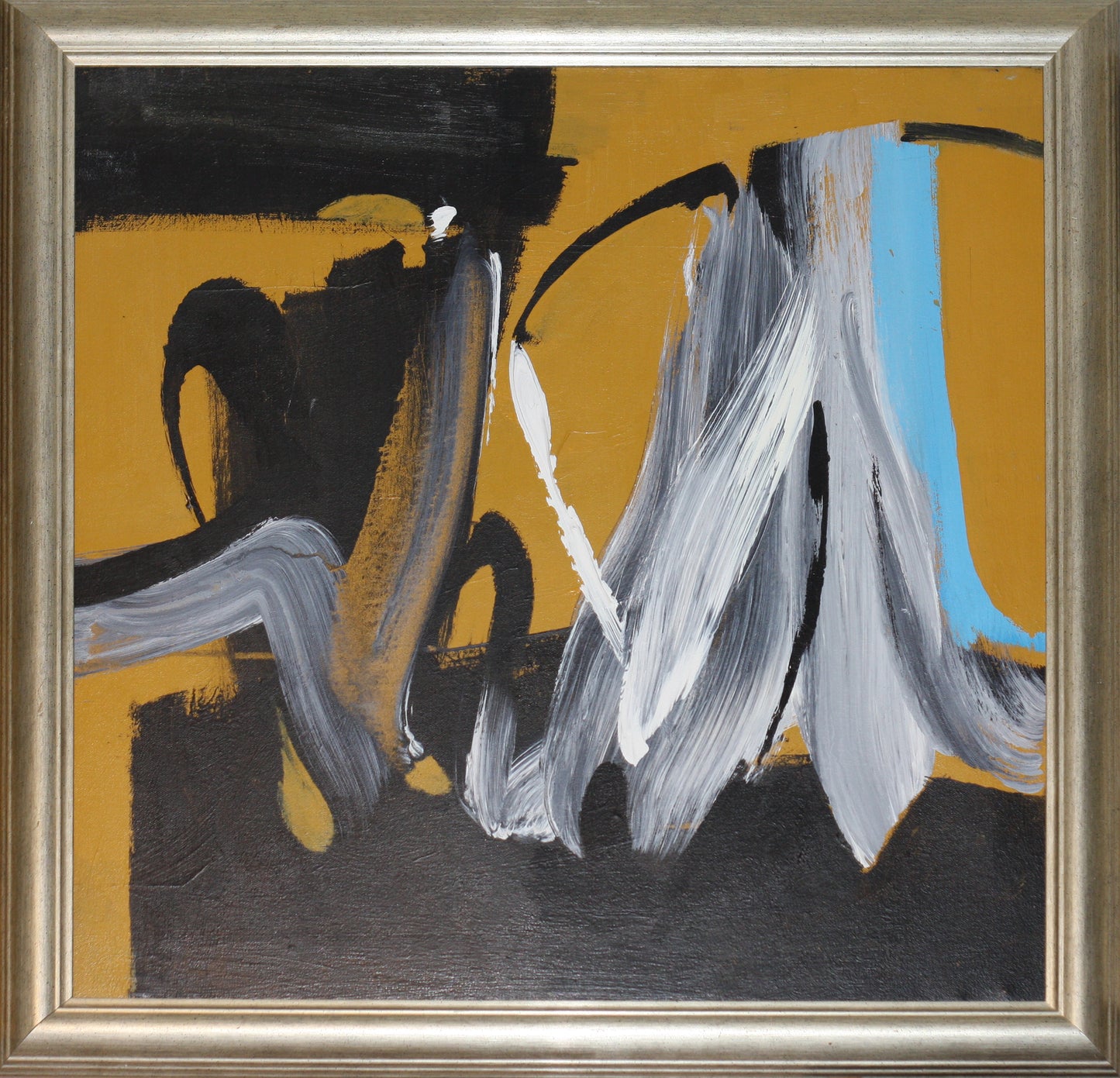 Pranas LAPĖ | Abstrakcija, 1989 | Drobė akrilas, 61.5x60.5 (70x69)
