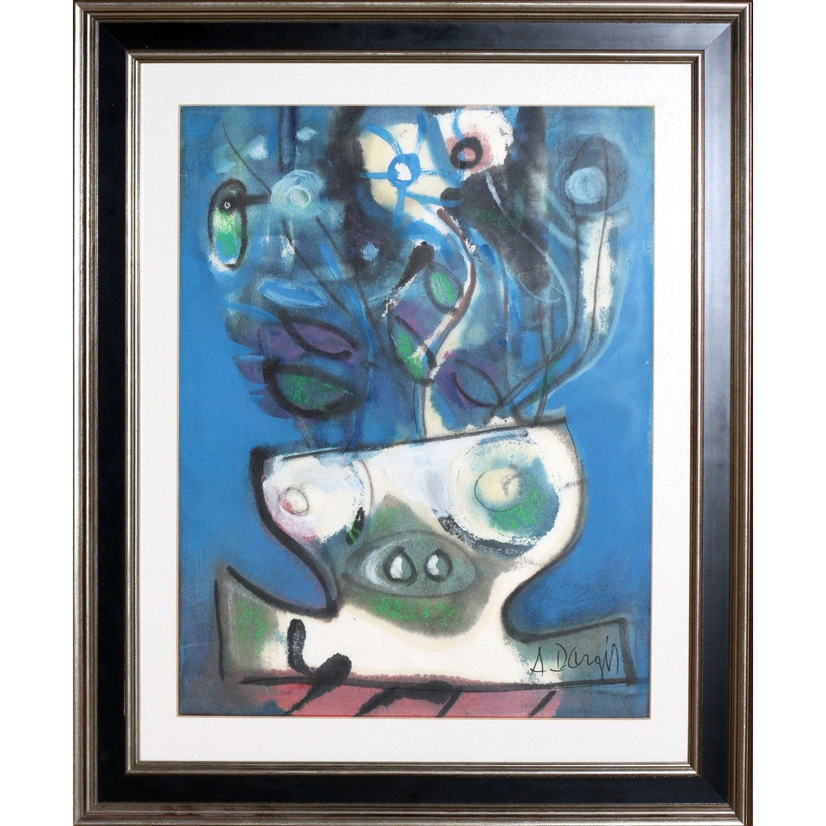 Alfonsas Dargis | Still life | Oil, paper, 50x39 (67x55)